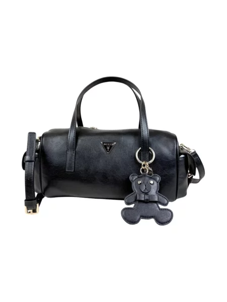 Listonoszka Guess skórzana czarna