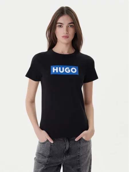 HUGO Marškinėliai Classic juoda