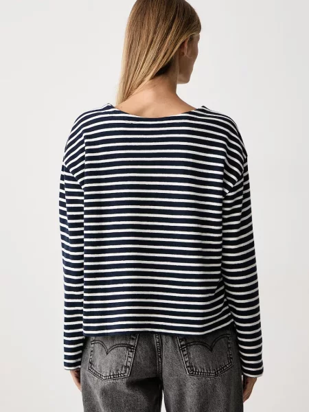 Levi's longsleeve ESME RELAXED LS granatowa