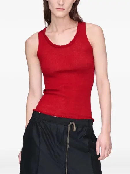 Top Maison Margiela tricotate roșu