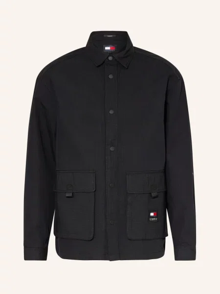 Tommy Jeans Svrchní Košile černá