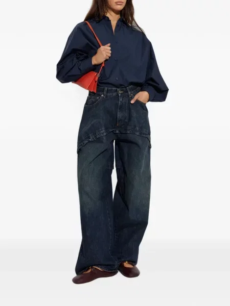Blugi cu picior larg Loewe albastru