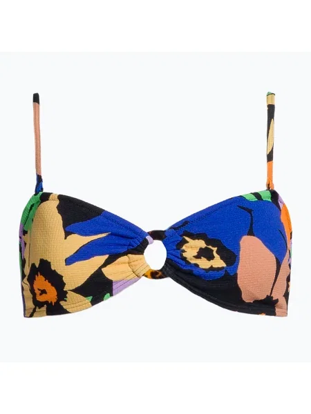 ROXY Color Jam Bandeau горнище на бански антрацит flower jammin