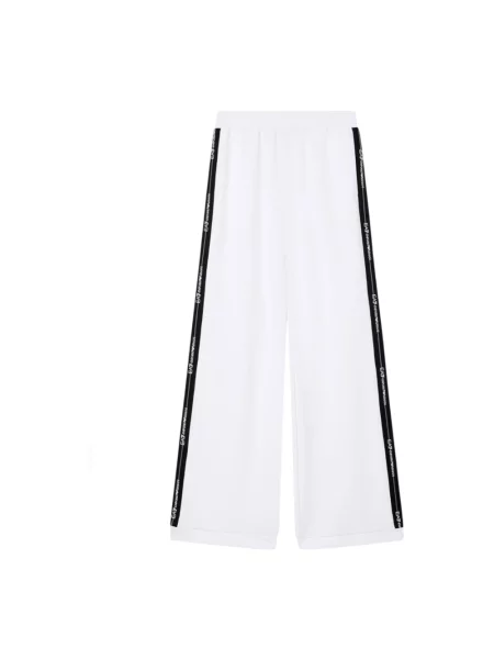 Spodnie Emporio Armani Ea7 białe