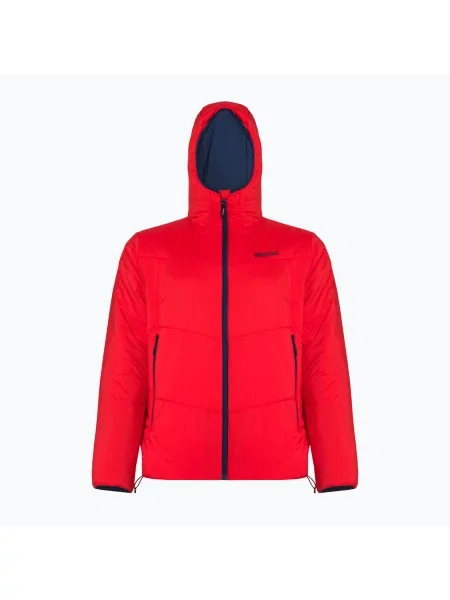 Kurtka ocieplana Marmot Novus Hoody basic red czerwona