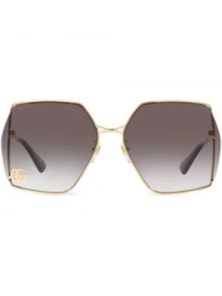 Ochelari de soare Gucci Eyewear cu autograf galben