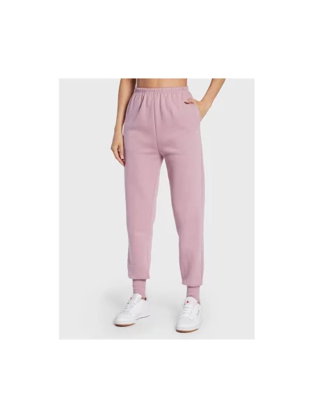 Jogger hlače Reebok Sport ružičasta