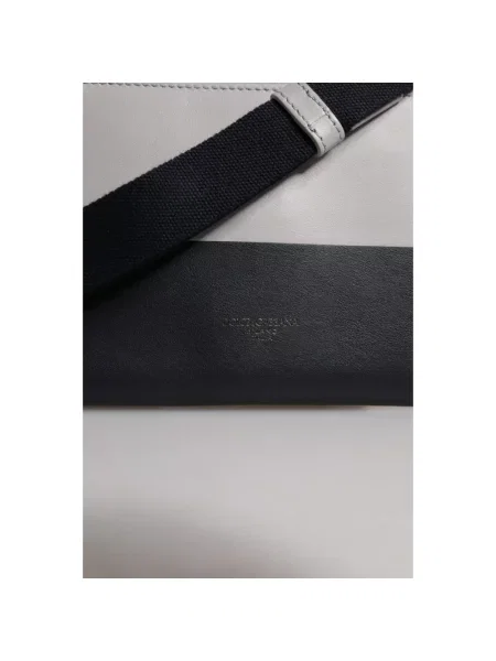 Torebka crossbody Dolce And Gabbana skórzana czarna