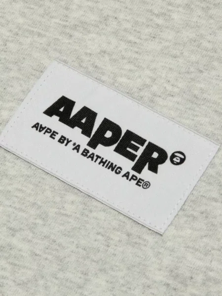 Tricou Aape By A Bathing Ape cu imagine gri