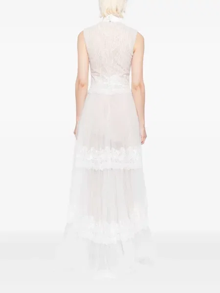 Rochie maxi Saiid Kobeisy din dantelă de costum