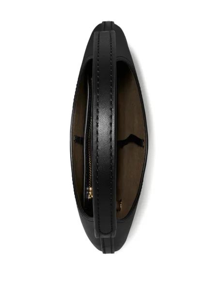Geanta de piele Tory Burch din piele negru