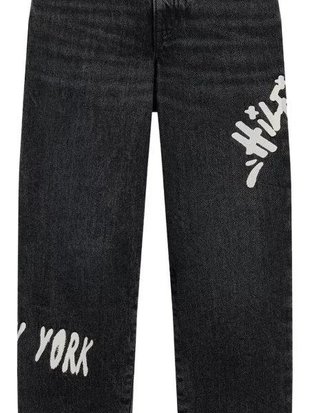 Džínsy s rovným strihom Tommy Hilfiger čierna