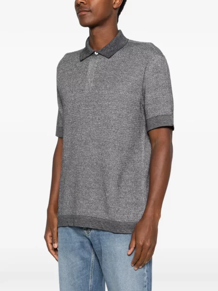 Tricou polo Zegna albastru