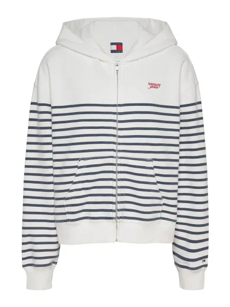 Sportski komplet Tommy Jeans sa dugačkim rukavima s autogramom bijela