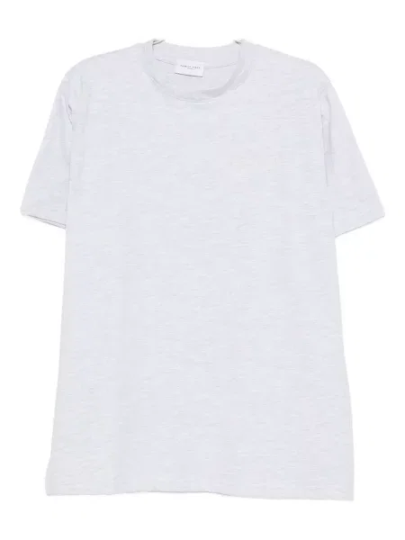 Tričko Family First s výšivkou šedé