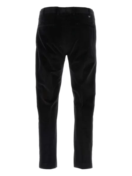 Pantaloni Pt Torino de catifea cord negru