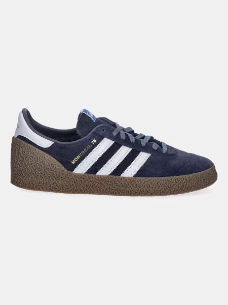 Σουέτ αθλητικά παπούτσια adidas Originals Montreal 76 ναυτικό μπλε