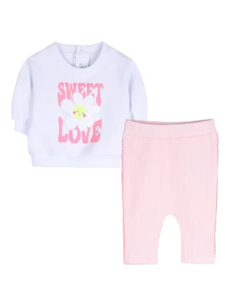 Spodnie dziecięce Billieblush białe