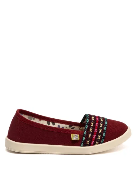 Эспадрильи Oldcom красные