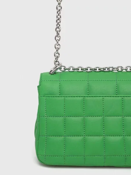 Geanta de piele Michael Michael Kors din piele verde