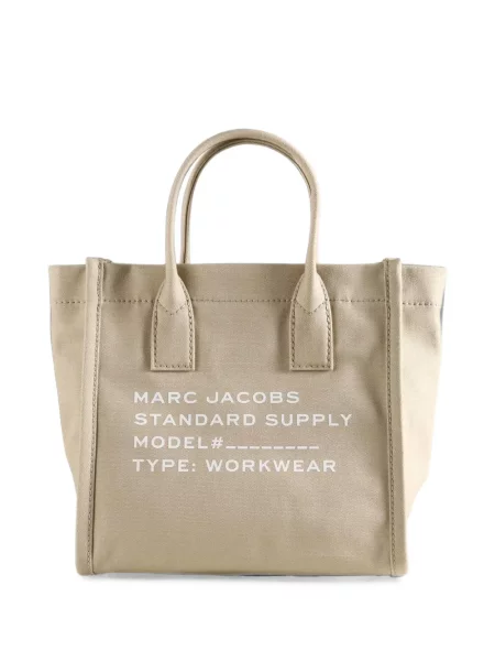 Geantă shopper Marc Jacobs cu imagine din canvas