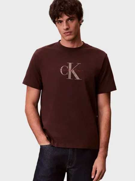 Футболка Calvin Klein Jeans коричнева