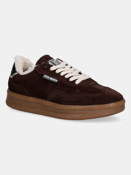 Велурени маратонки Steve Madden Euphoria кафяво