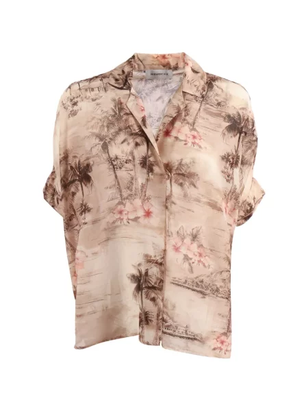 Geacă Shirtaporter cu imagine cu imprimeu tropical