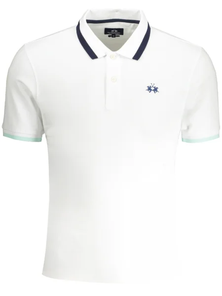 Поло тениска La Martina бяло