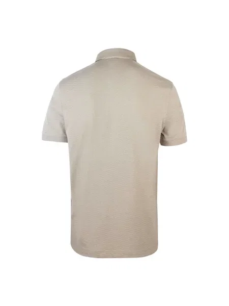 Koszulka polo Emporio Armani klasyczna beżowa