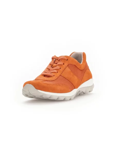 Sneakersy Gabor biznesowe zamszowe trekkingowe pomarańczowe