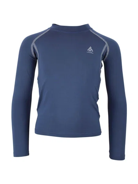 Tricou mânecă lungă Peak Mountain albastru
