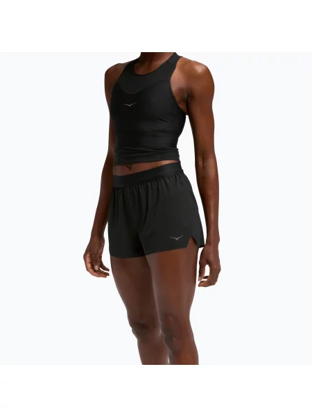 Шорти для бігу HOKA Race Day Split black чорні