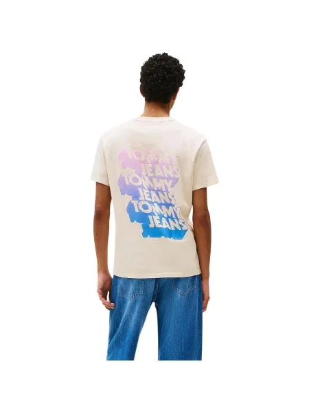 Tricou Tommy Hilfiger bej