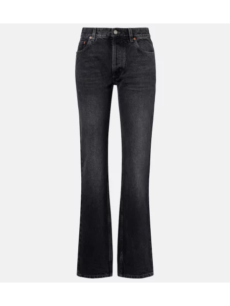 Blugi drepți Saint Laurent negru