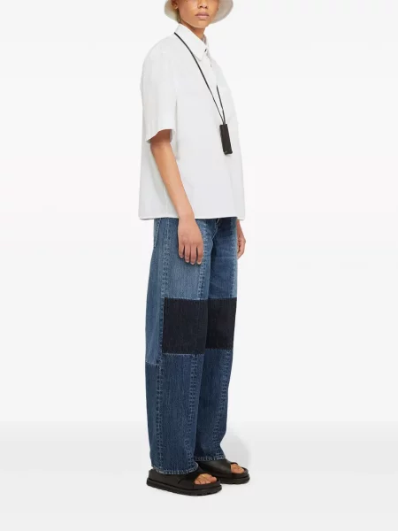 Polo Jil Sander μισό μανίκι λευκό