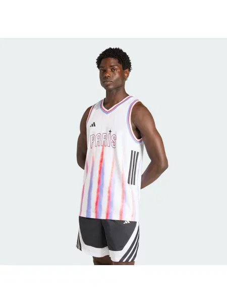 Koszulka wyjazdowa Paris Basketball Away biała