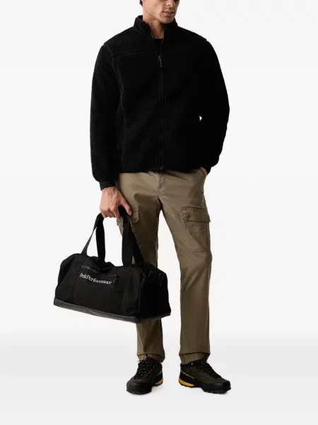 Pulover Peak Performance din fleece negru