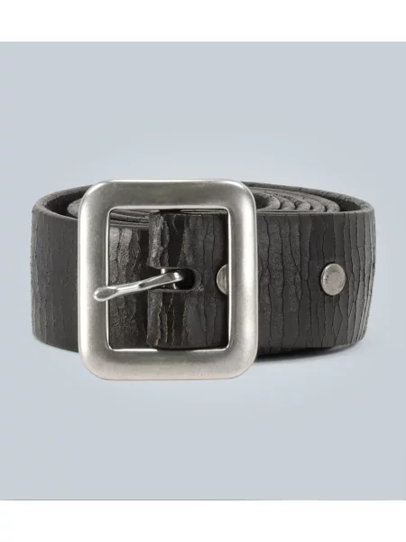 Кожаный колан Rrl черно