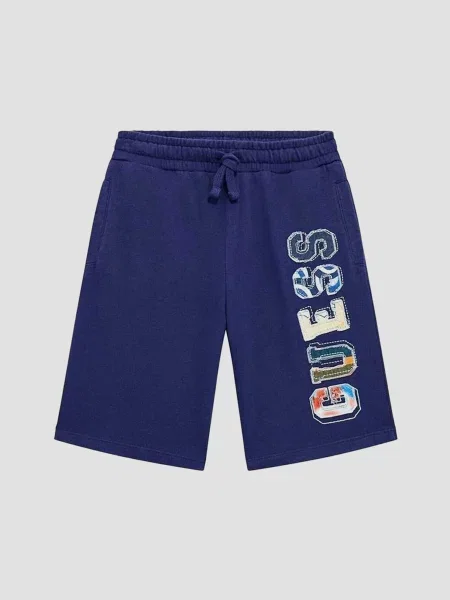 Дитячі Повсякденні шорти GUESS Kids темно-синій сині
