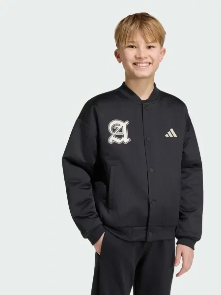 Бомбер Adidas черный