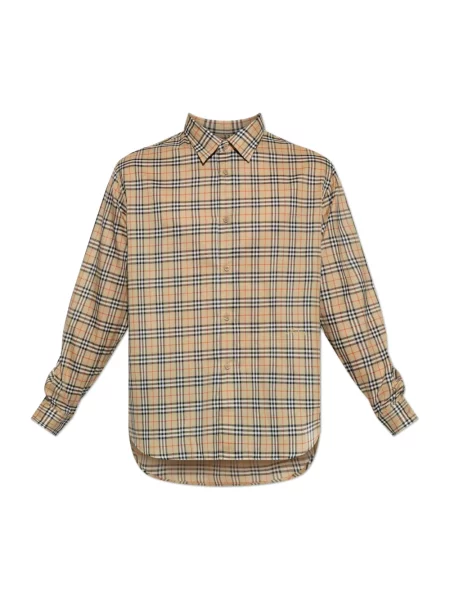 Koszula Burberry brązowa