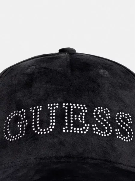 Велюрова кепка Guess
