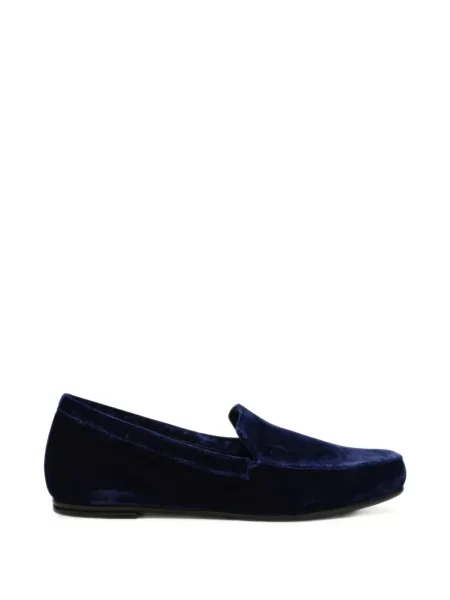Pantofi loafer Loulou De Saison de catifea albastru