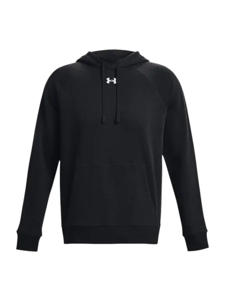Fleecová mikina s kapucňou Under Armour čierna