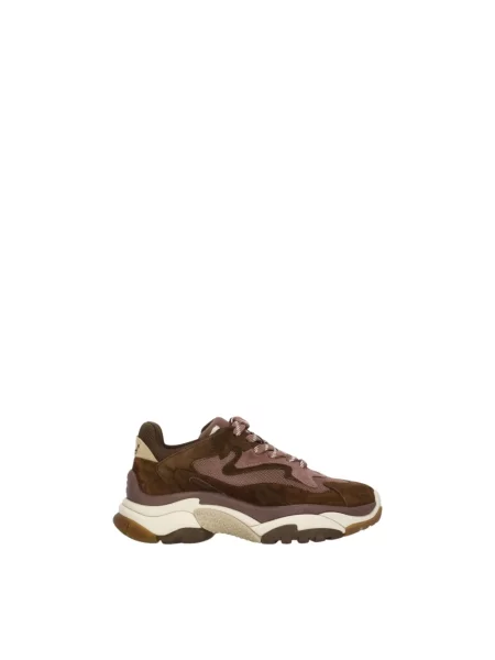 Sneakersy Ash Addict skórzane brązowe