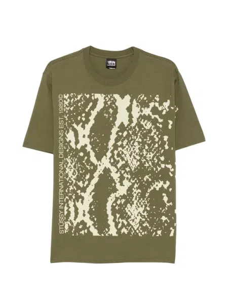 Tricou Stüssy cu imagine verde