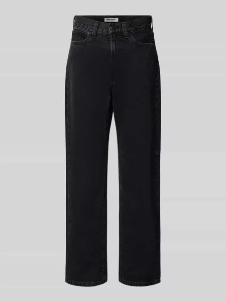 Jeansy z wpuszczanymi model Noxon' Carhartt Work In Progress czarne