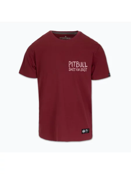 Pitbull Shot For Shot мъжка тениска бордо