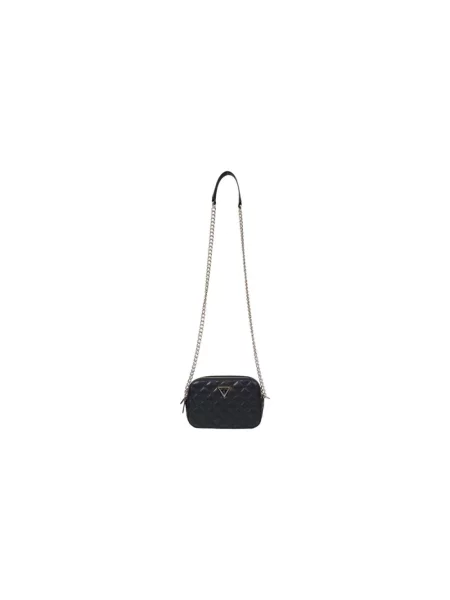 Torebka crossbody Guess skórzana czarna